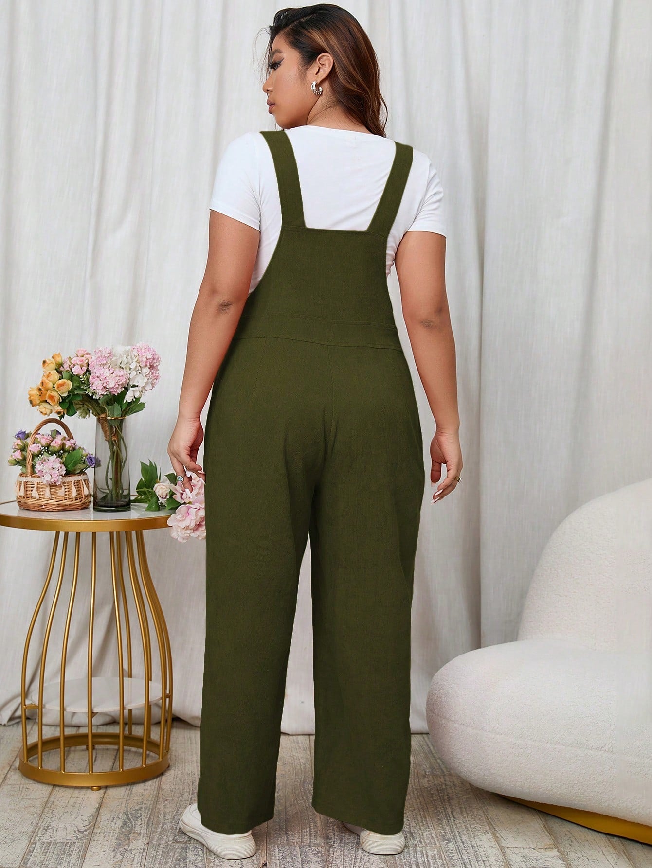 Macacão feminino Caroline. Plus Size