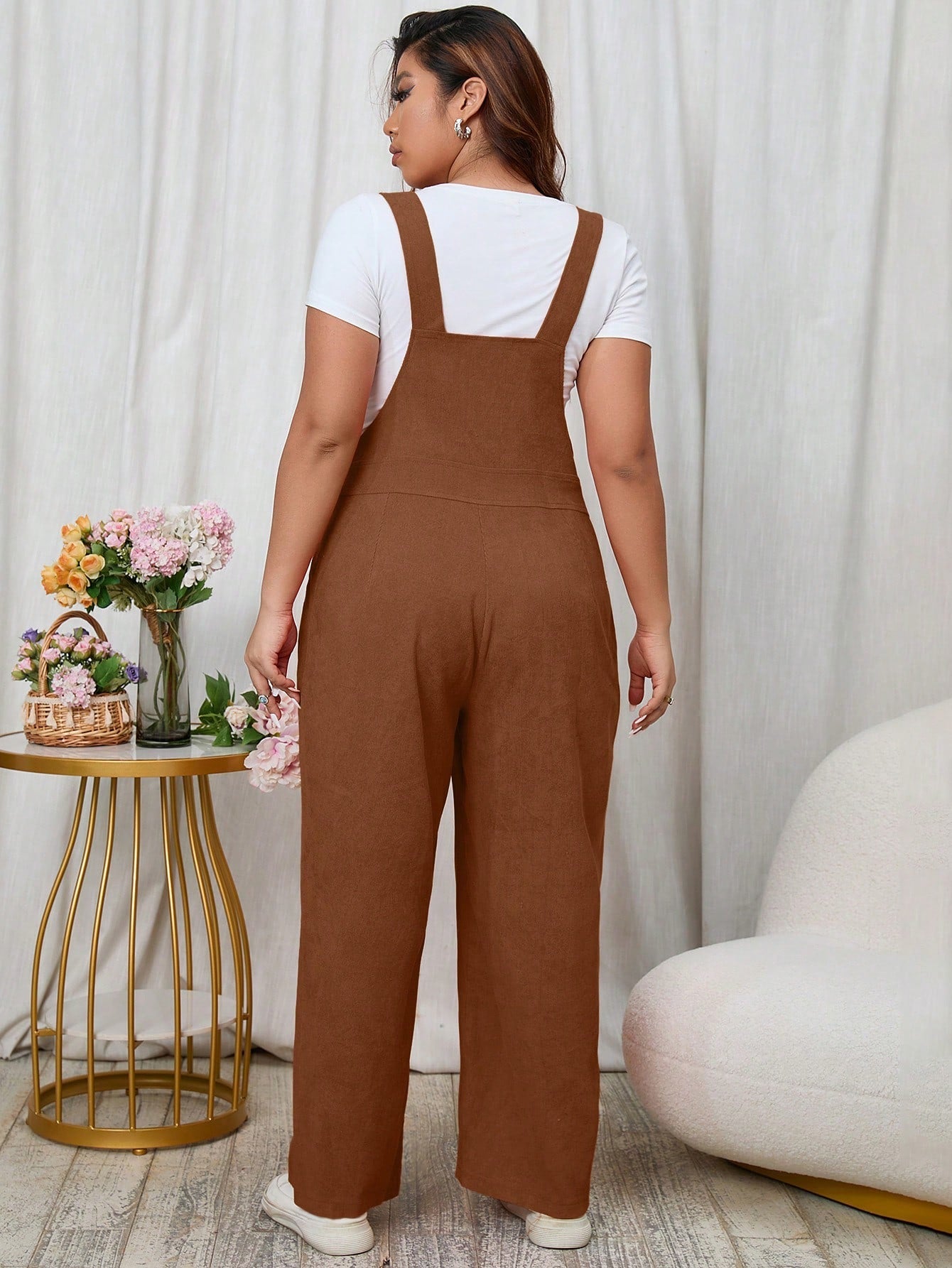 Macacão feminino Caroline. Plus Size