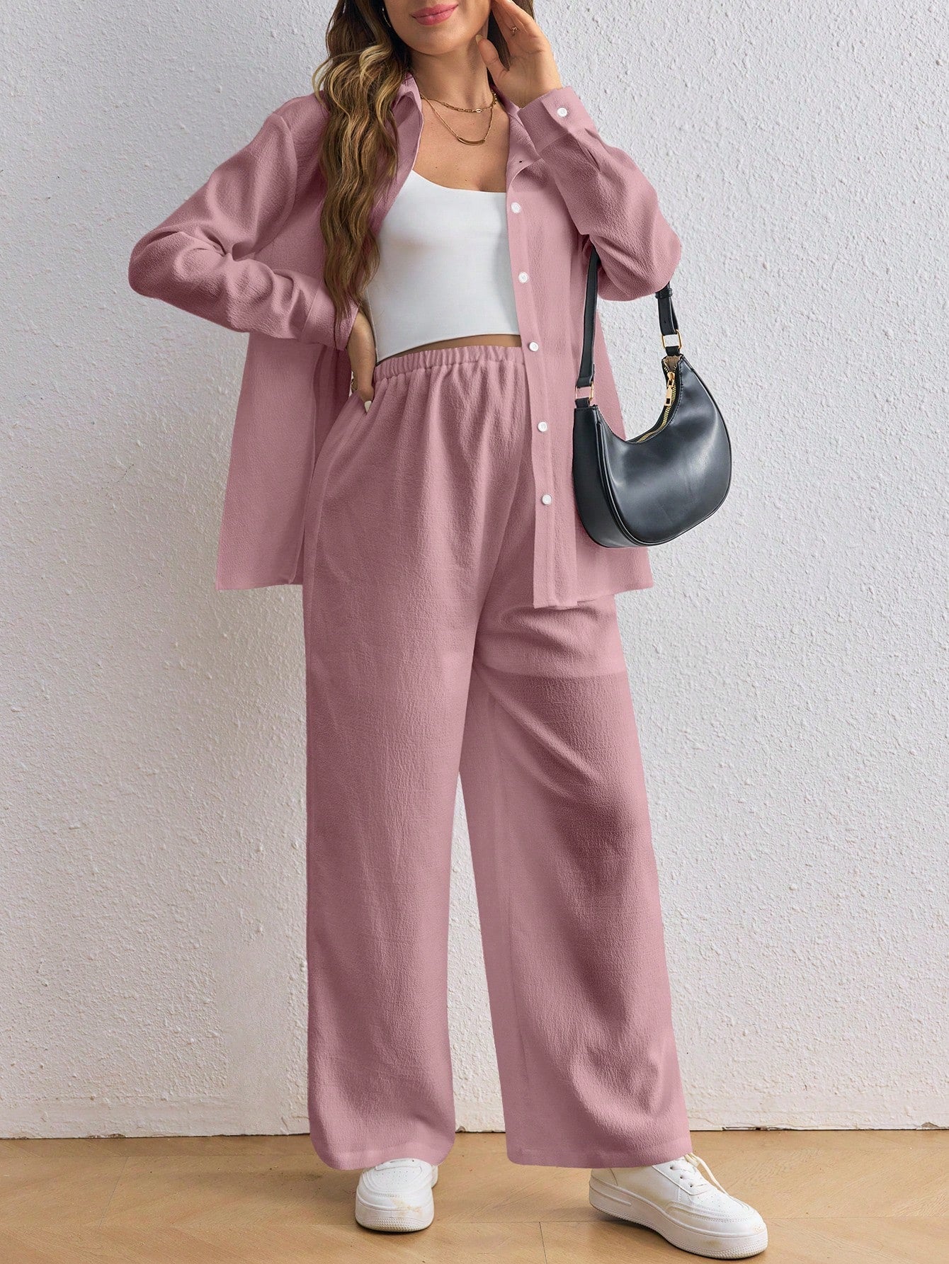 Conjunto Feminino Maternidade Casual de calça e blusa Mary