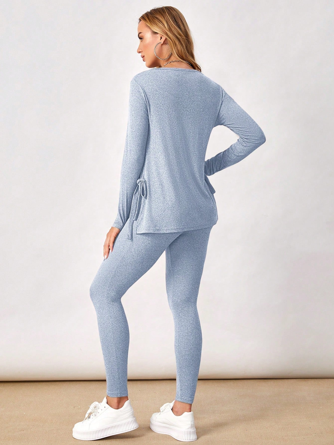 Conjunto Feminino Maternidade Casual Blusa e Calça Camila