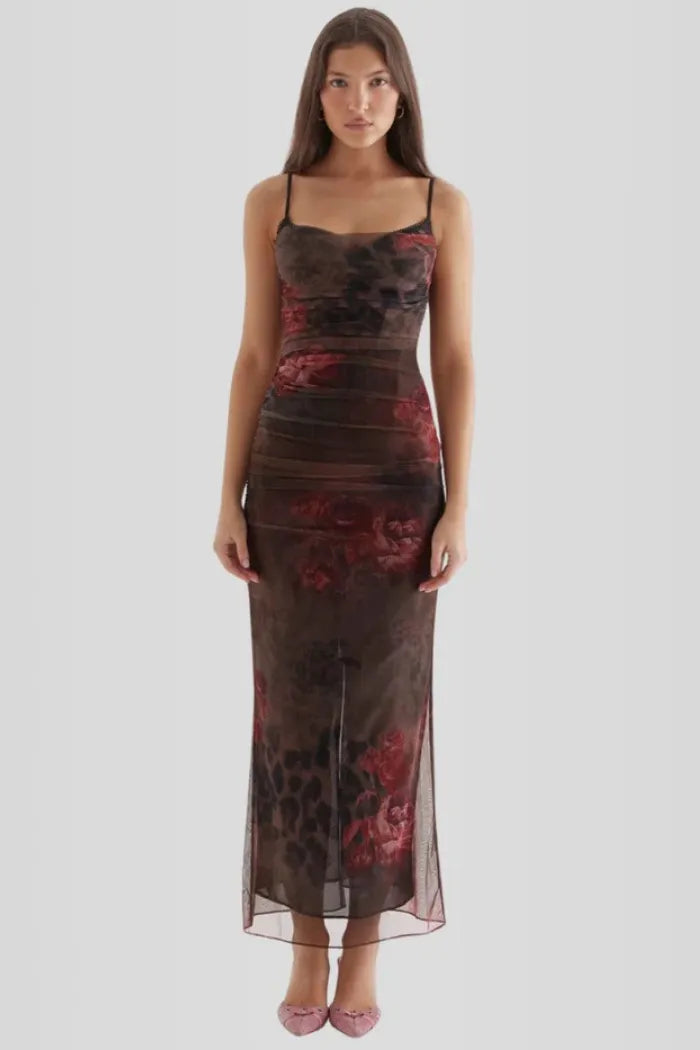 Vestido Longo Slim Fit - Modelo Nhayra