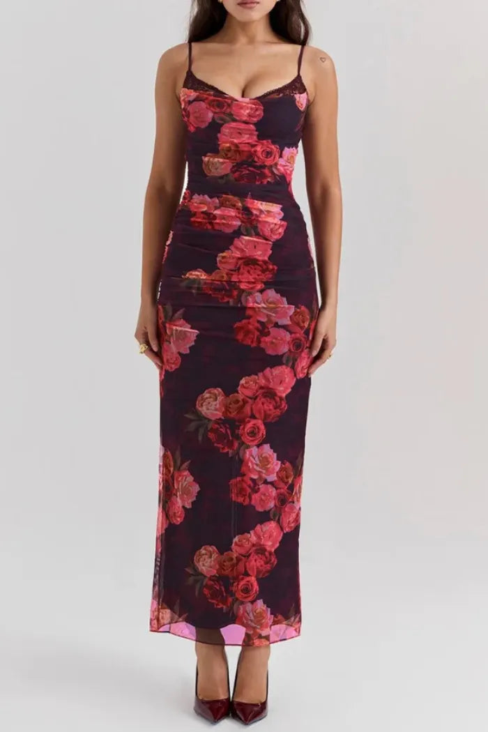 Vestido Longo Slim Fit - Modelo Nhayra