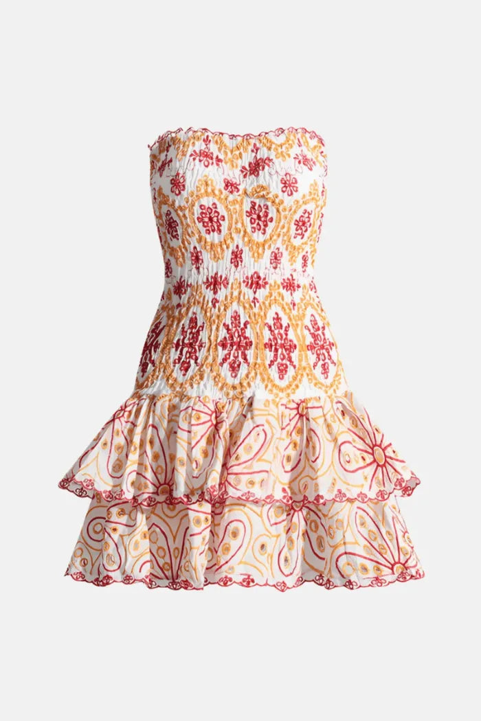 Vestido Mini Grego Tubinho - Modelo Thiana