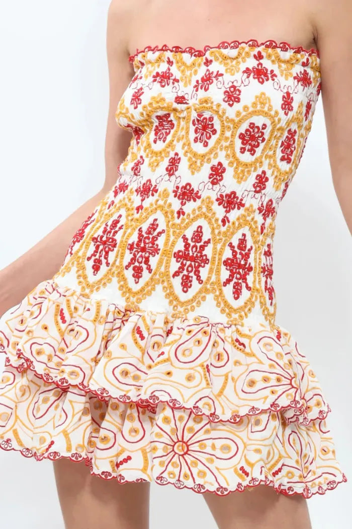 Vestido Mini Grego Tubinho - Modelo Thiana