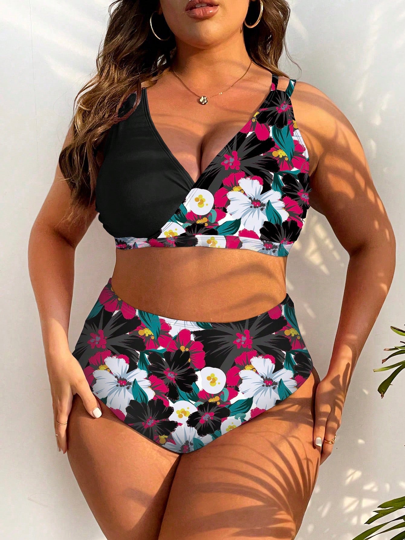 Biquini Feminino cintura alta Leia. Plus Size