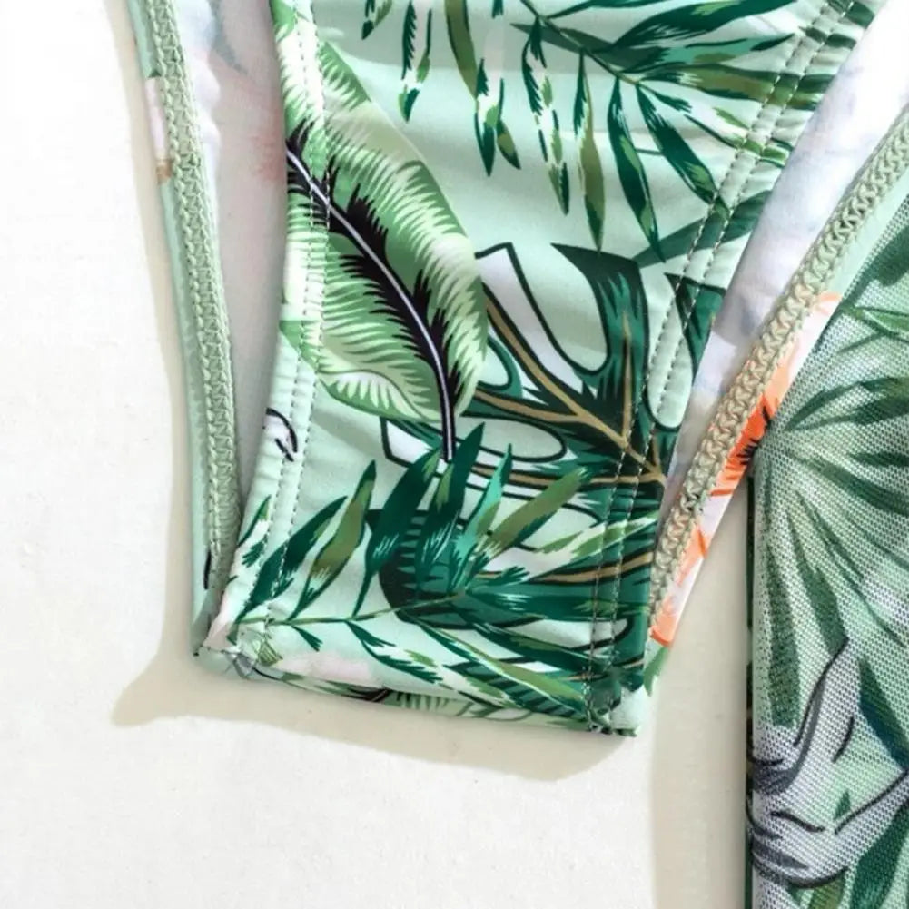 Conjunto de Biquíni Feminino Cintura Alta e Sutiã Tomara que Caia
