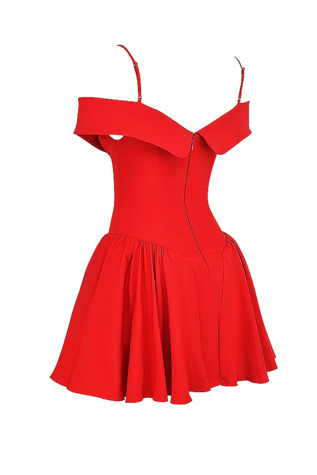 Vestido Curto Modelador Off Shoulder