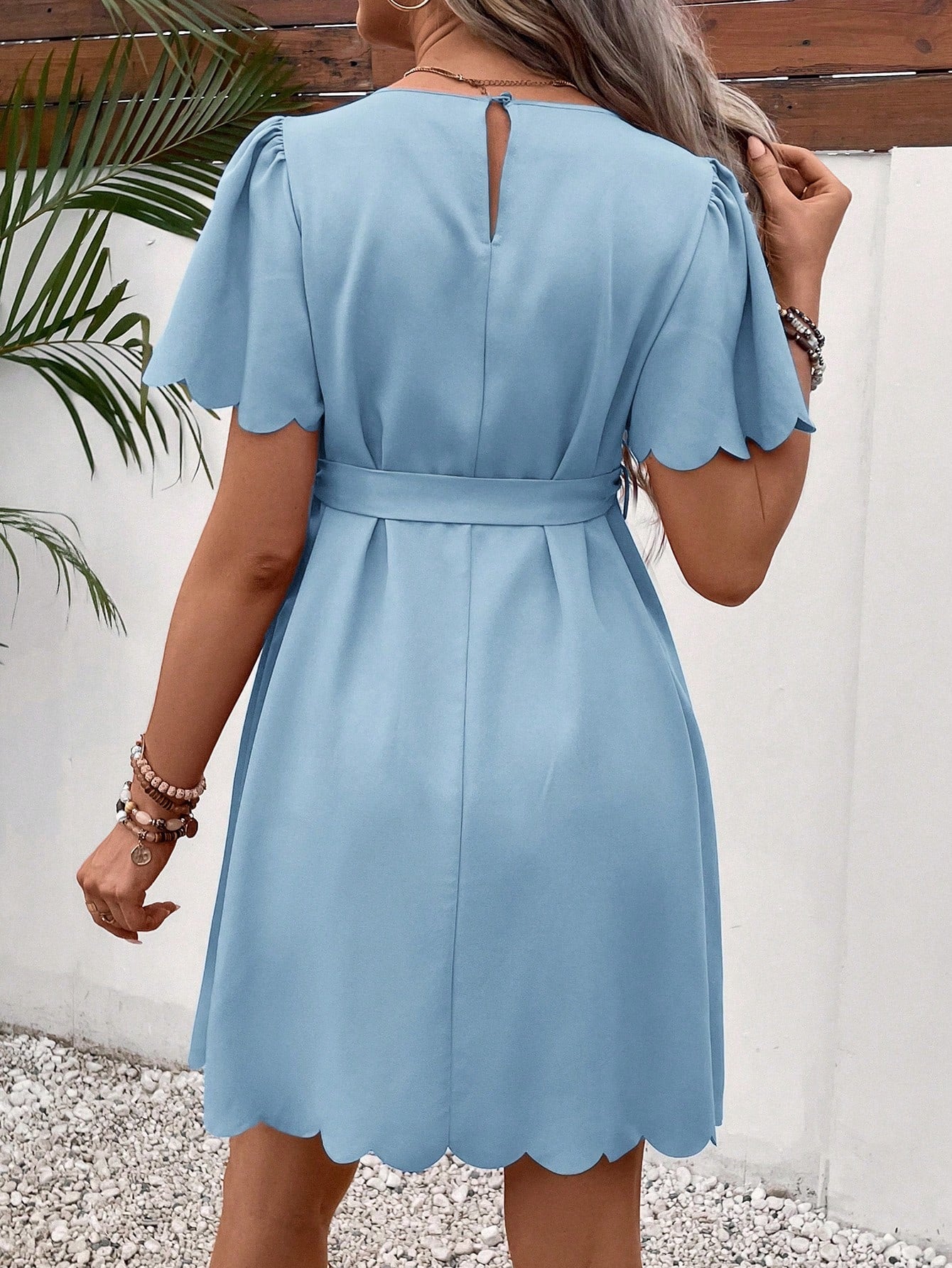 Vestido Feminino Maternal com cinto Susana
