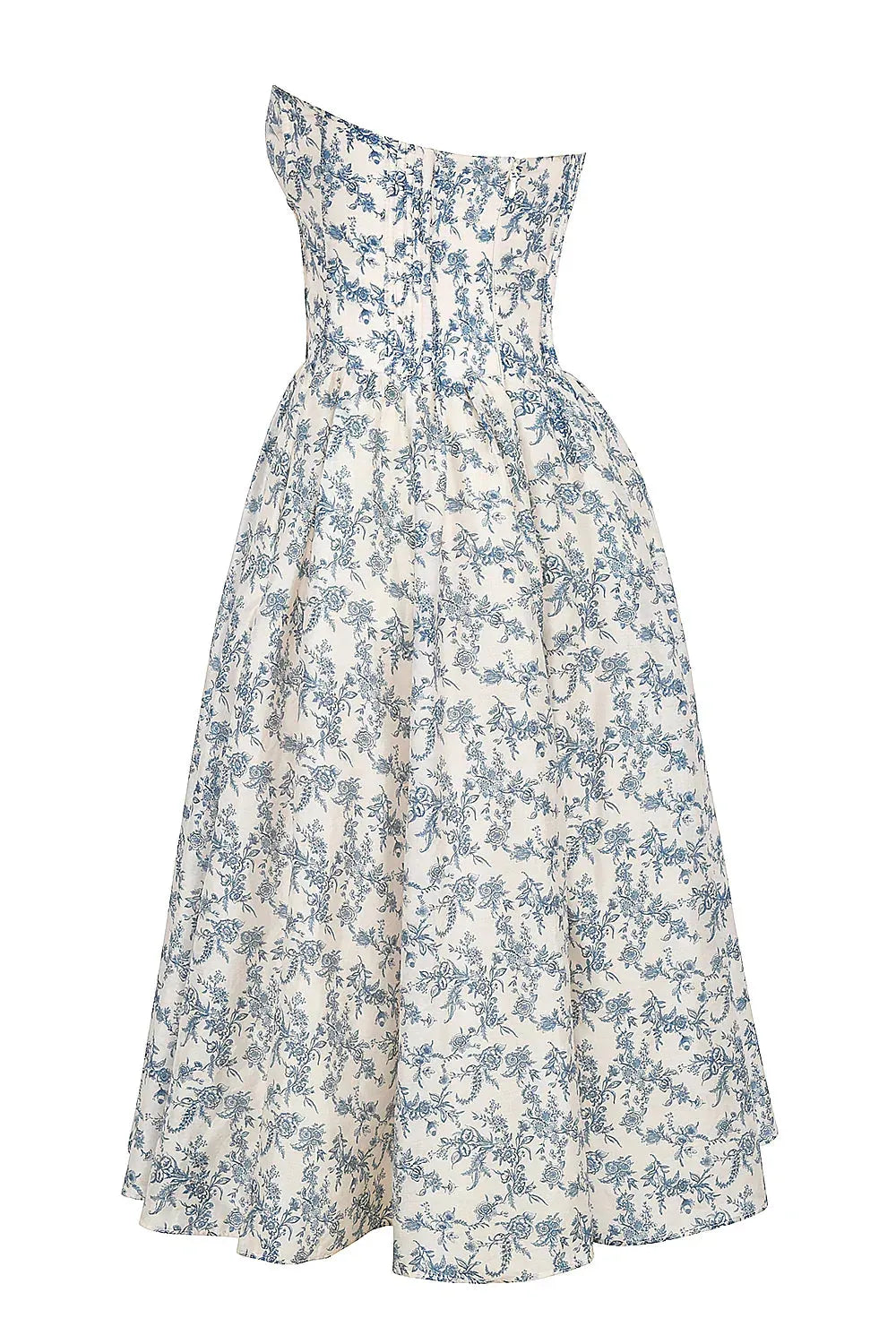 Vestido Midi Floral Modelo Estefhanie