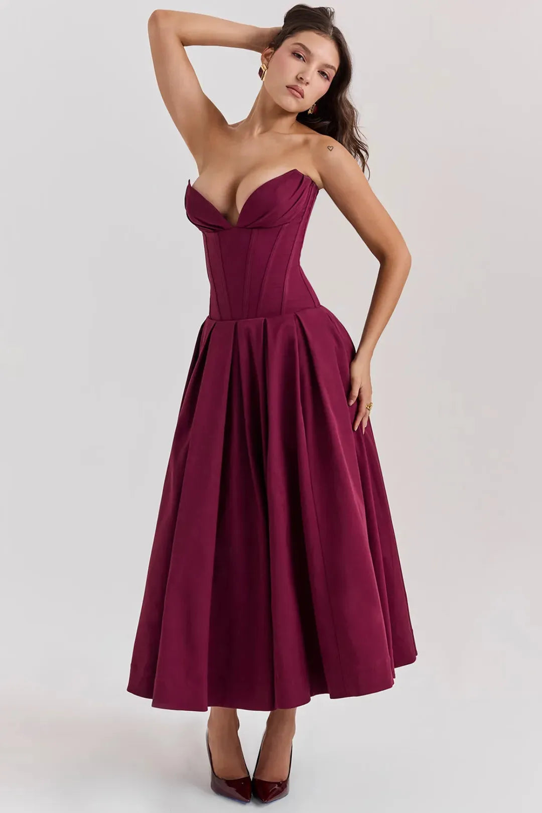 Vestido Espartilho Modelador - Modelo Cristina