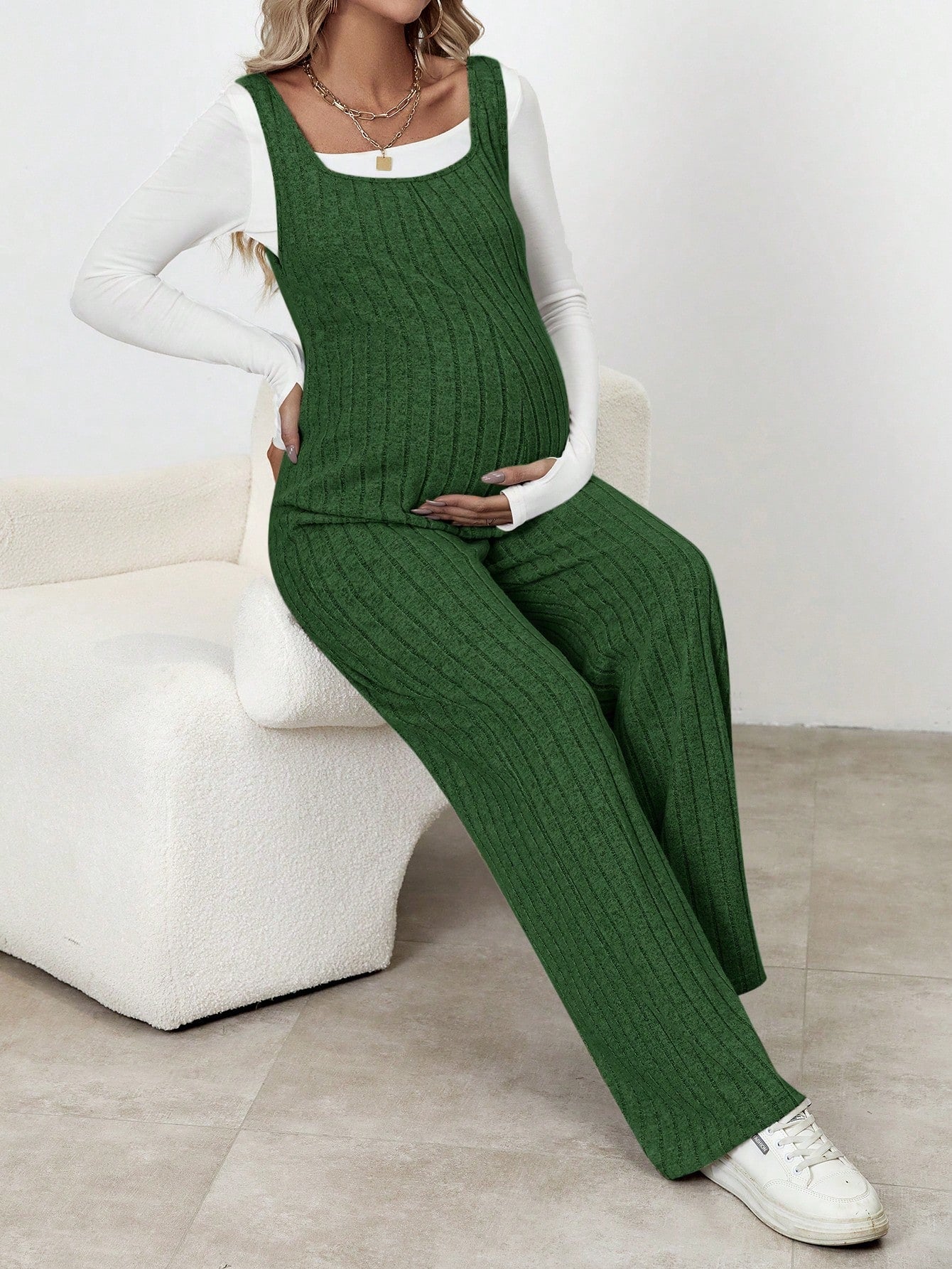 Macacão Feminino Maternal de malha Laura