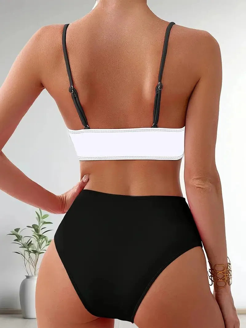 Biquíni Feminino Cruzado Duas Cores Mavie