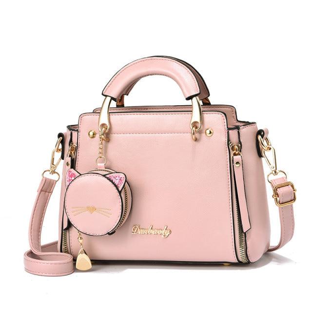 Bolsa Feminina Casual Cat Bella + acessório