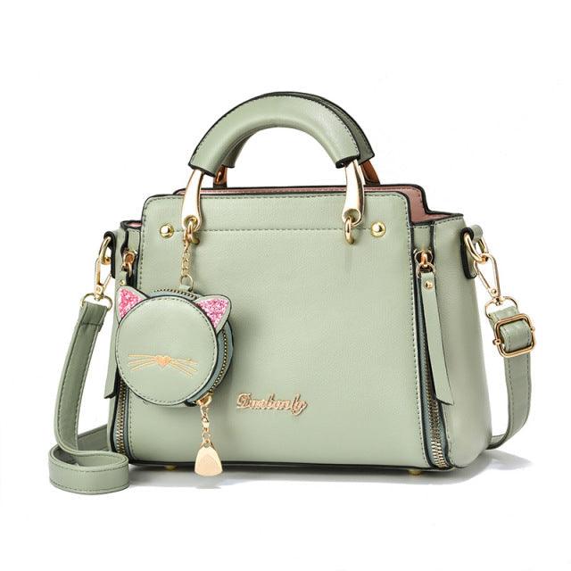 Bolsa Feminina Casual Cat Bella + acessório