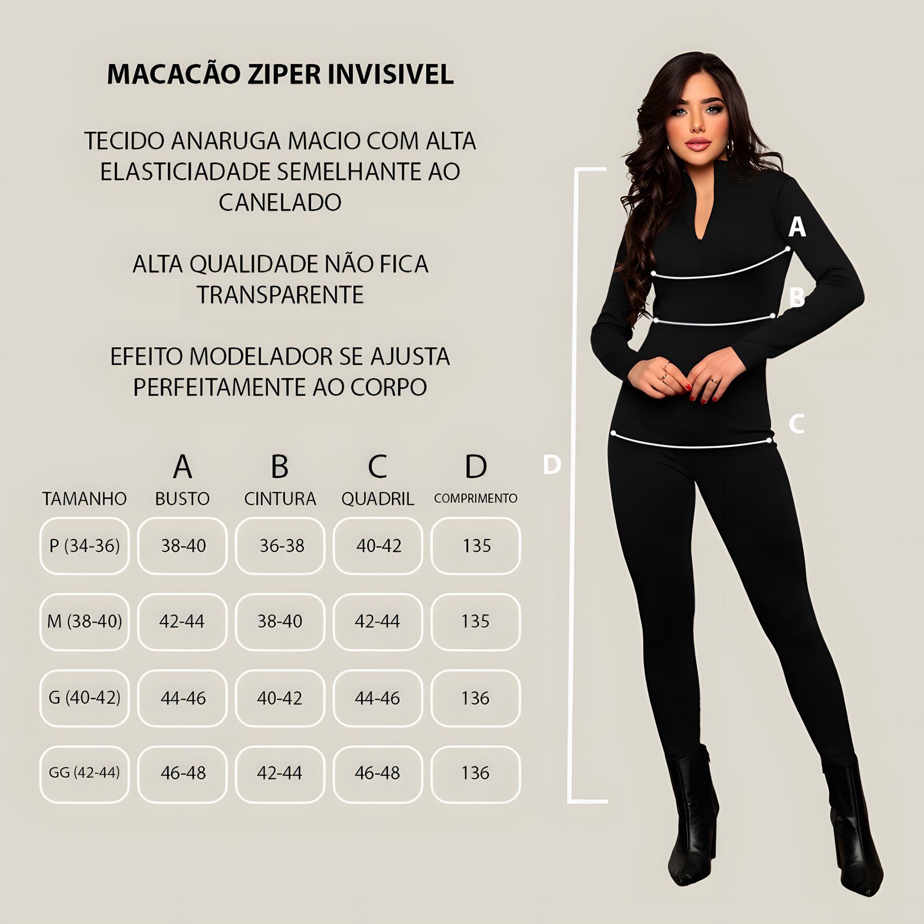 Macacão Gringa Solene