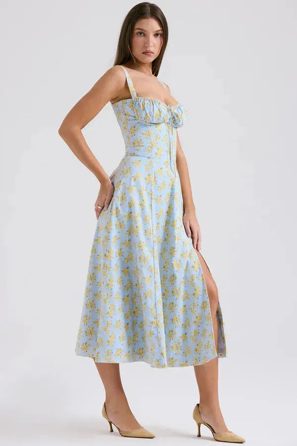 Vestido Midi Charlotte - Modelador de Cintura 2.0