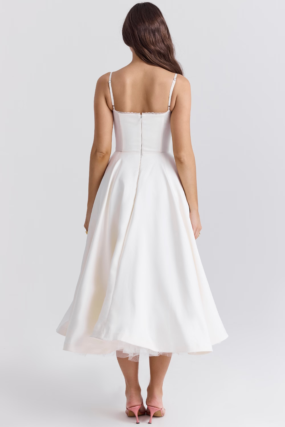Vestido Midi Cloe - Modela a Cintura | Dupla Camada