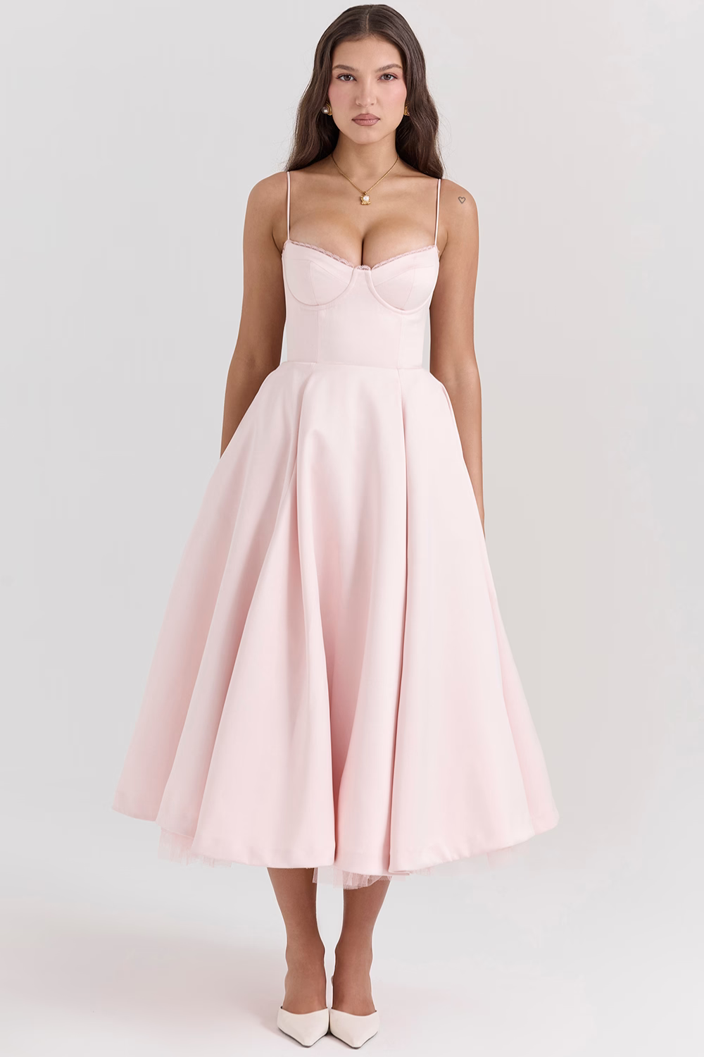 Vestido Midi Cloe - Modela a Cintura | Dupla Camada
