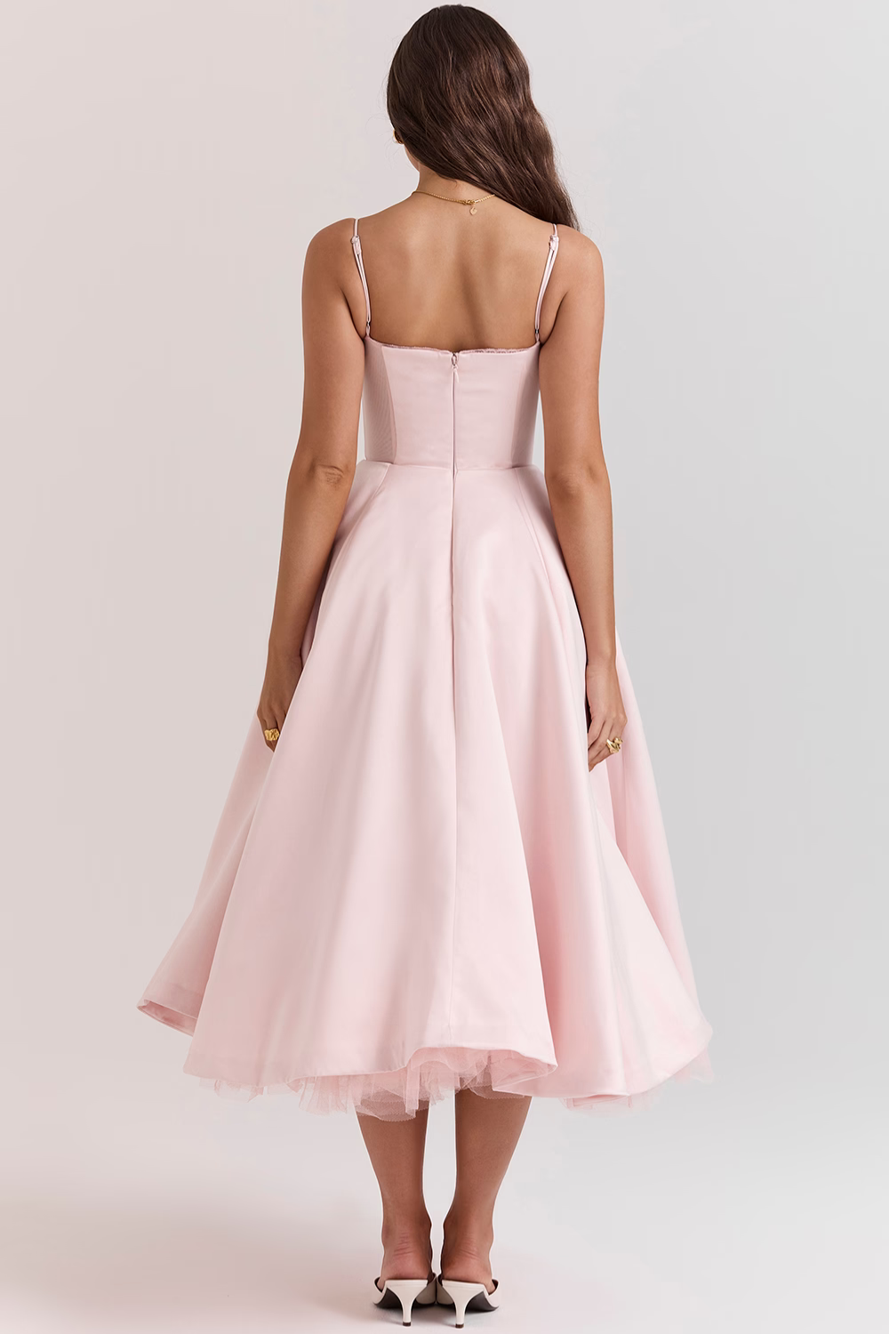 Vestido Midi Cloe - Modela a Cintura | Dupla Camada