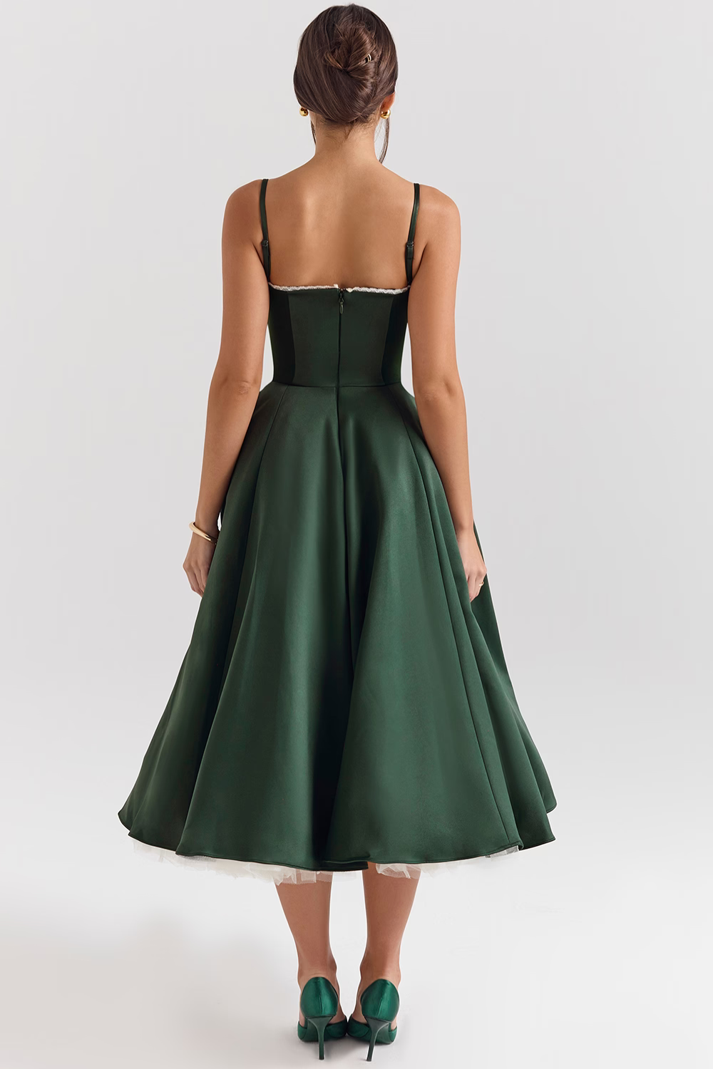 Vestido Midi Cloe - Modela a Cintura | Dupla Camada
