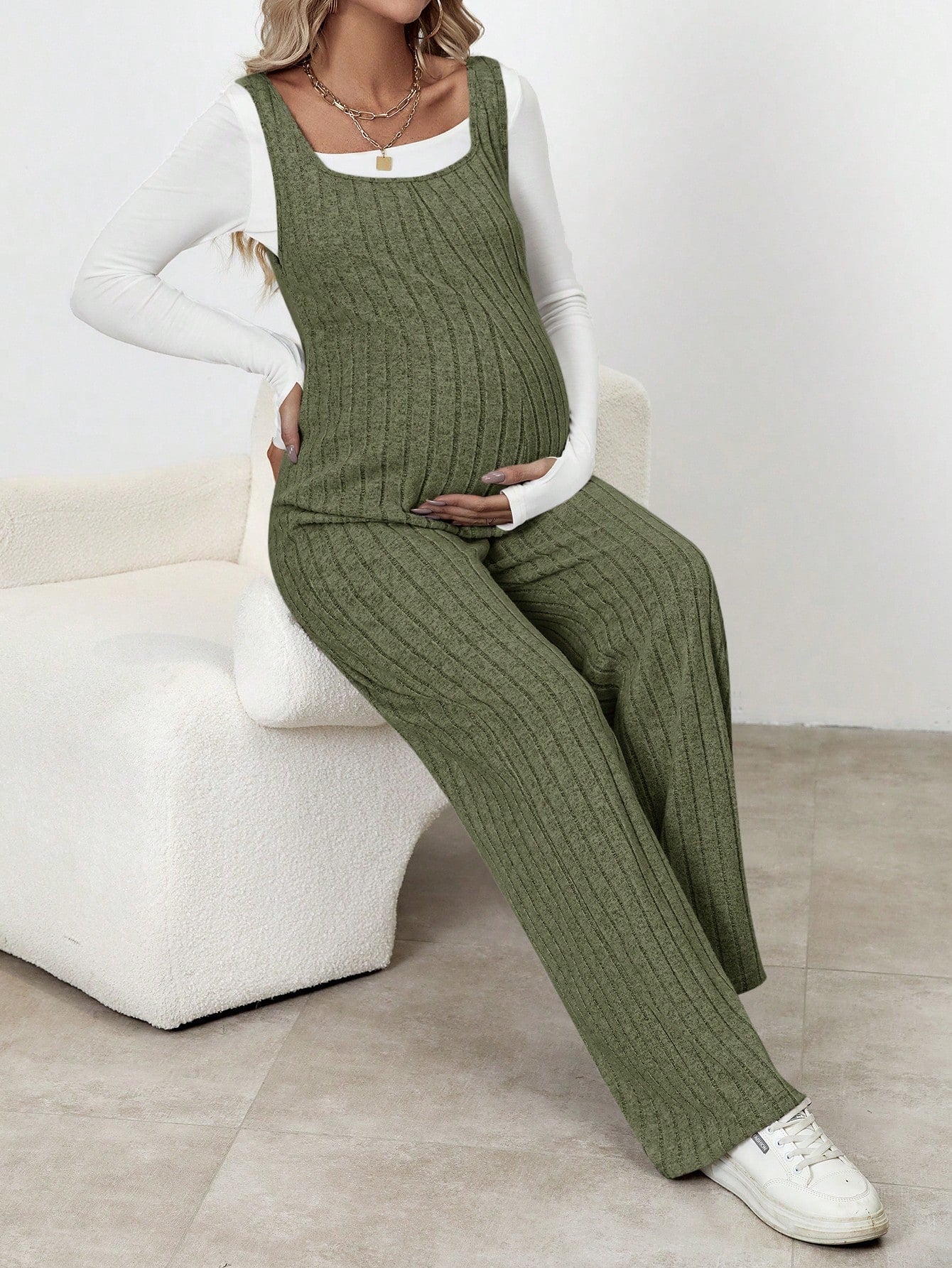 Macacão Feminino Maternal de malha Laura