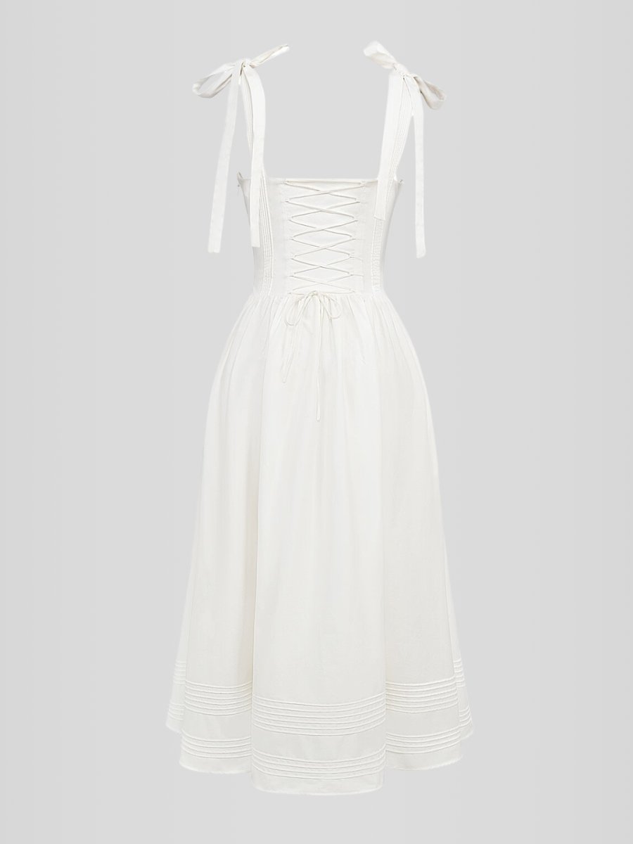 Vestido Corpete com barbatanas Modelo Becker