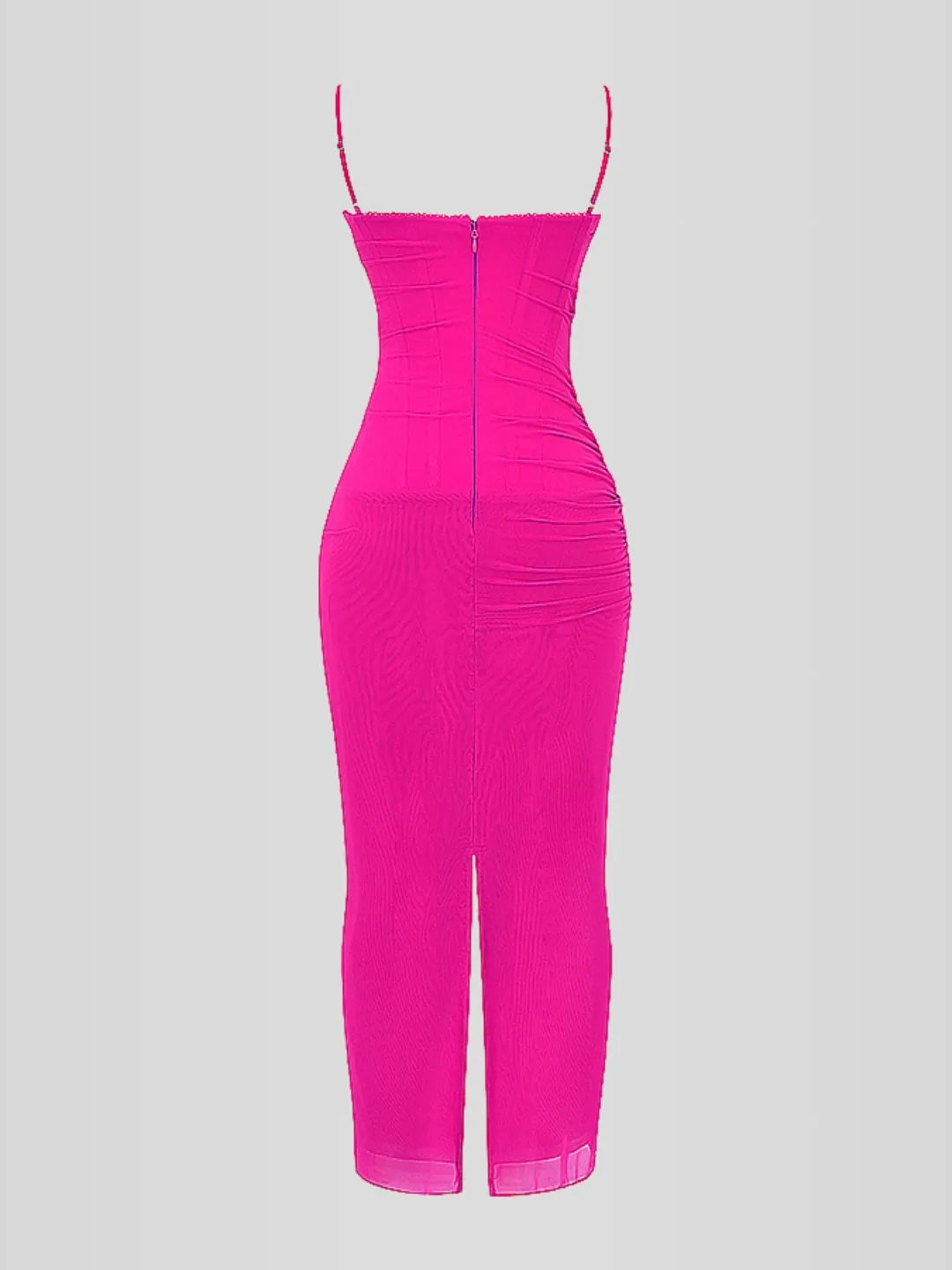 Vestido Longo Slim Fit - Modelo Nhayra