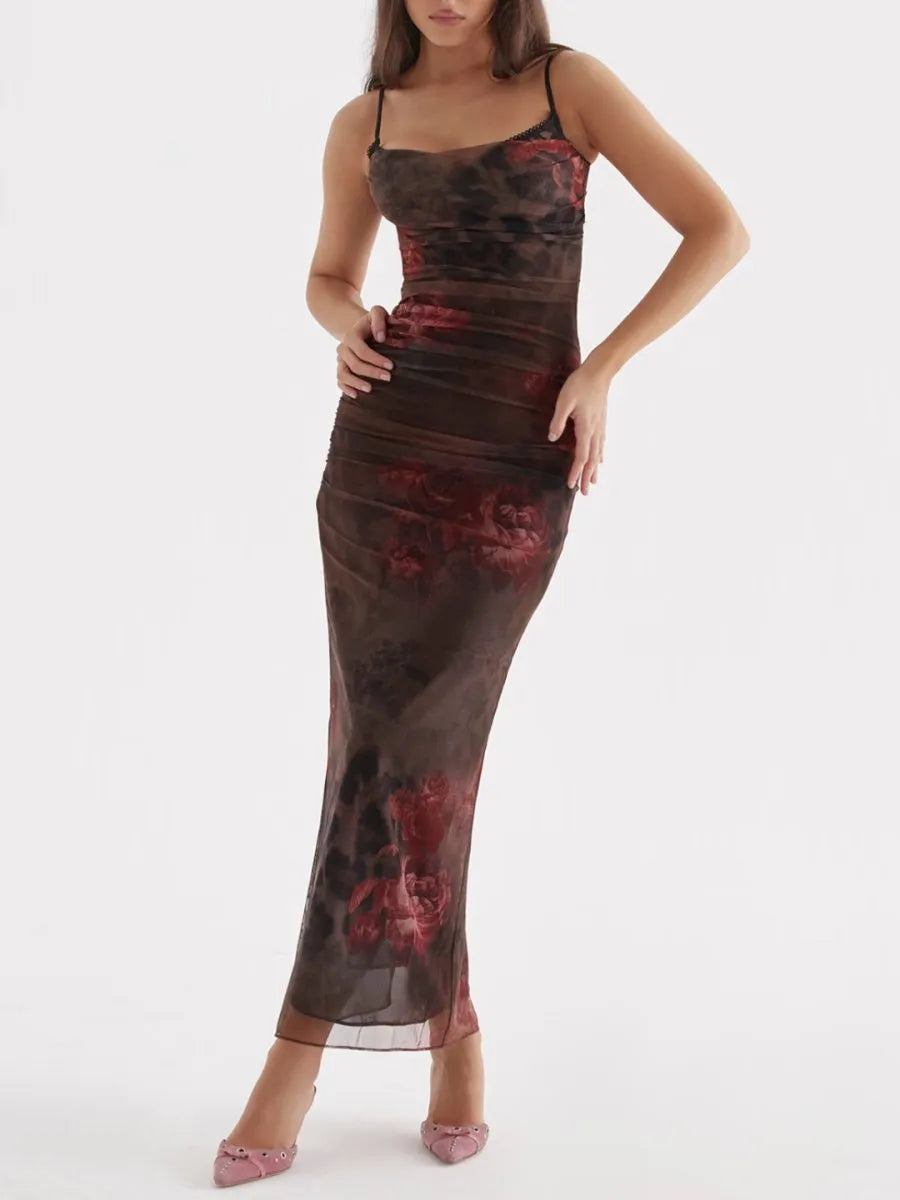 Vestido Longo Slim Fit - Modelo Nhayra