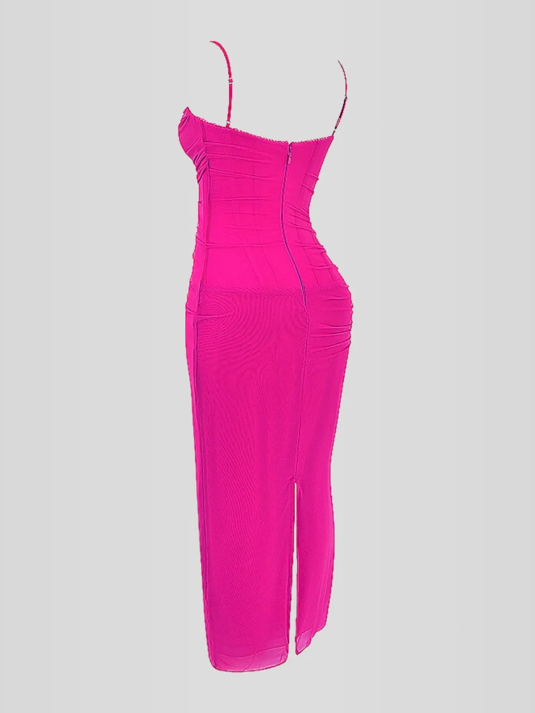 Vestido Longo Slim Fit - Modelo Nhayra