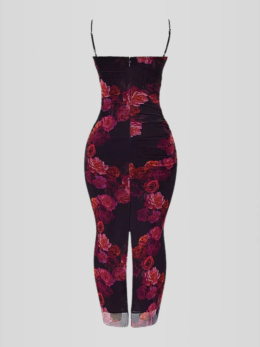 Vestido Longo Slim Fit - Modelo Nhayra