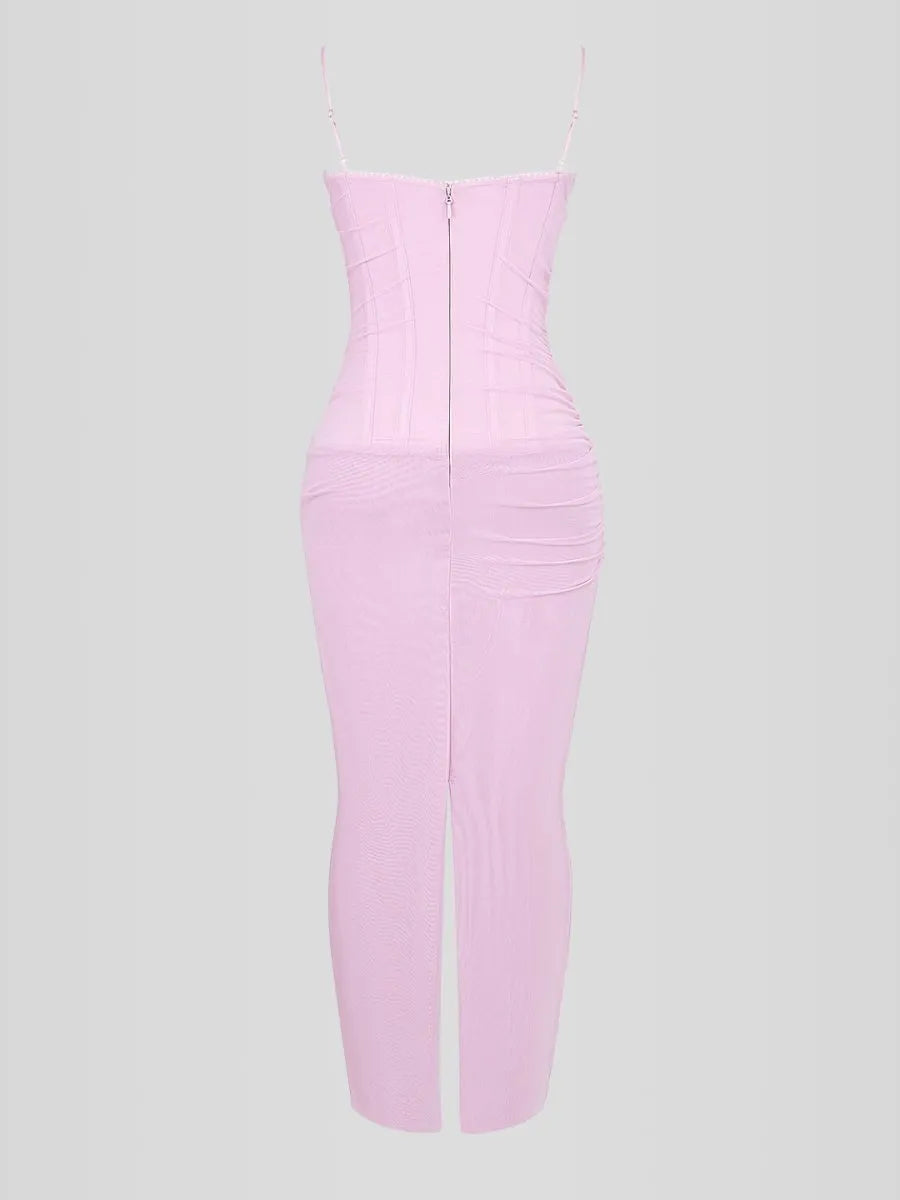 Vestido Longo Slim Fit - Modelo Nhayra