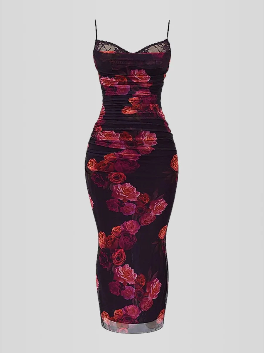 Vestido Longo Slim Fit - Modelo Nhayra