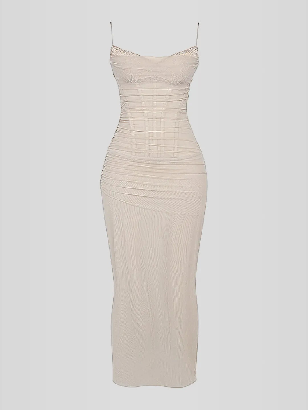 Vestido Longo Slim Fit - Modelo Nhayra