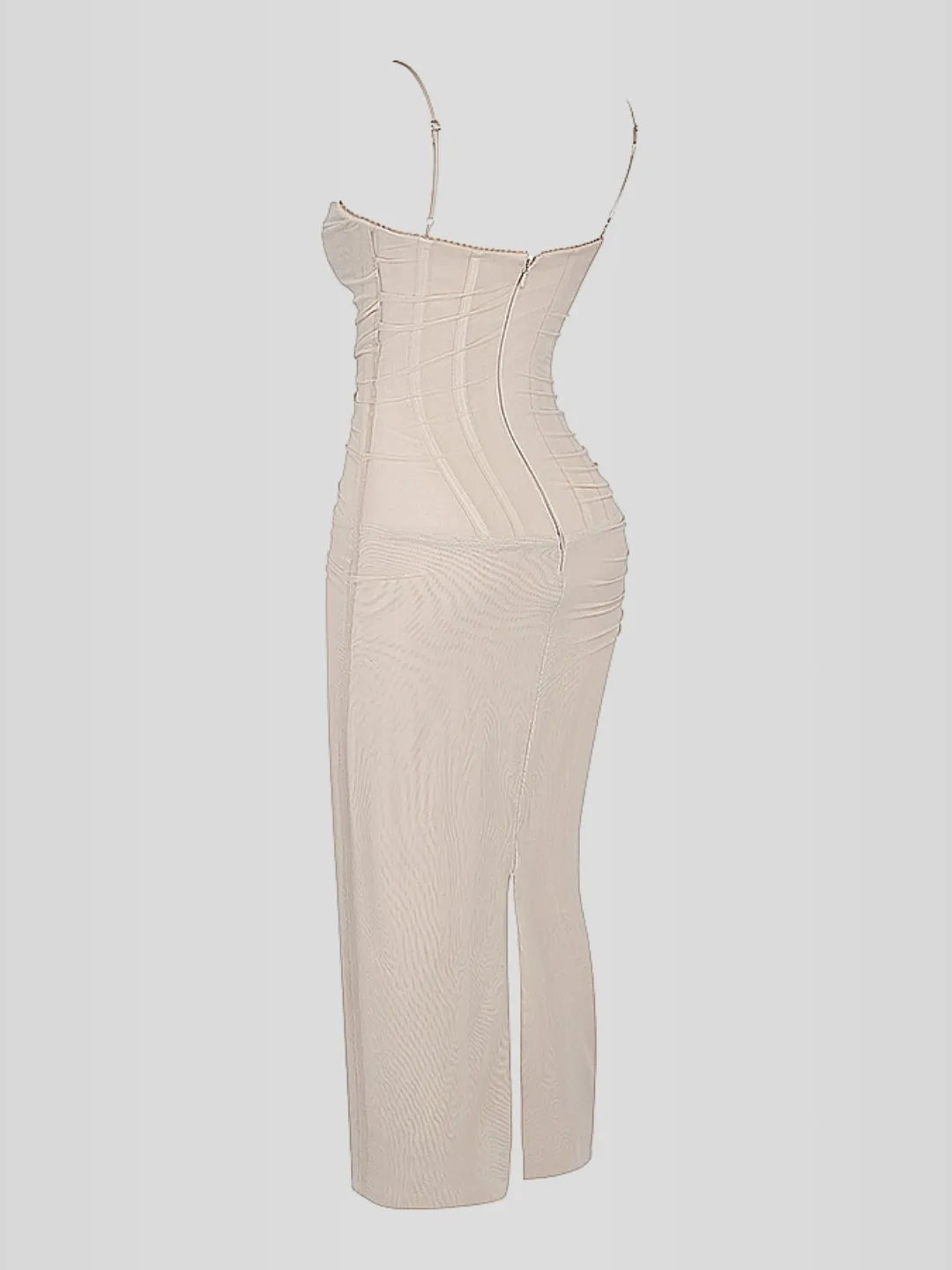 Vestido Longo Slim Fit - Modelo Nhayra
