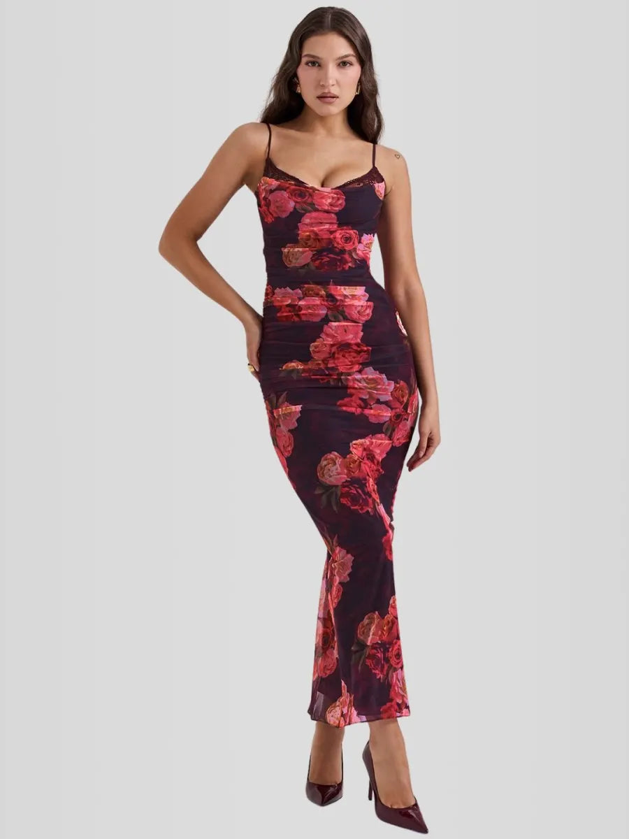 Vestido Longo Slim Fit - Modelo Nhayra