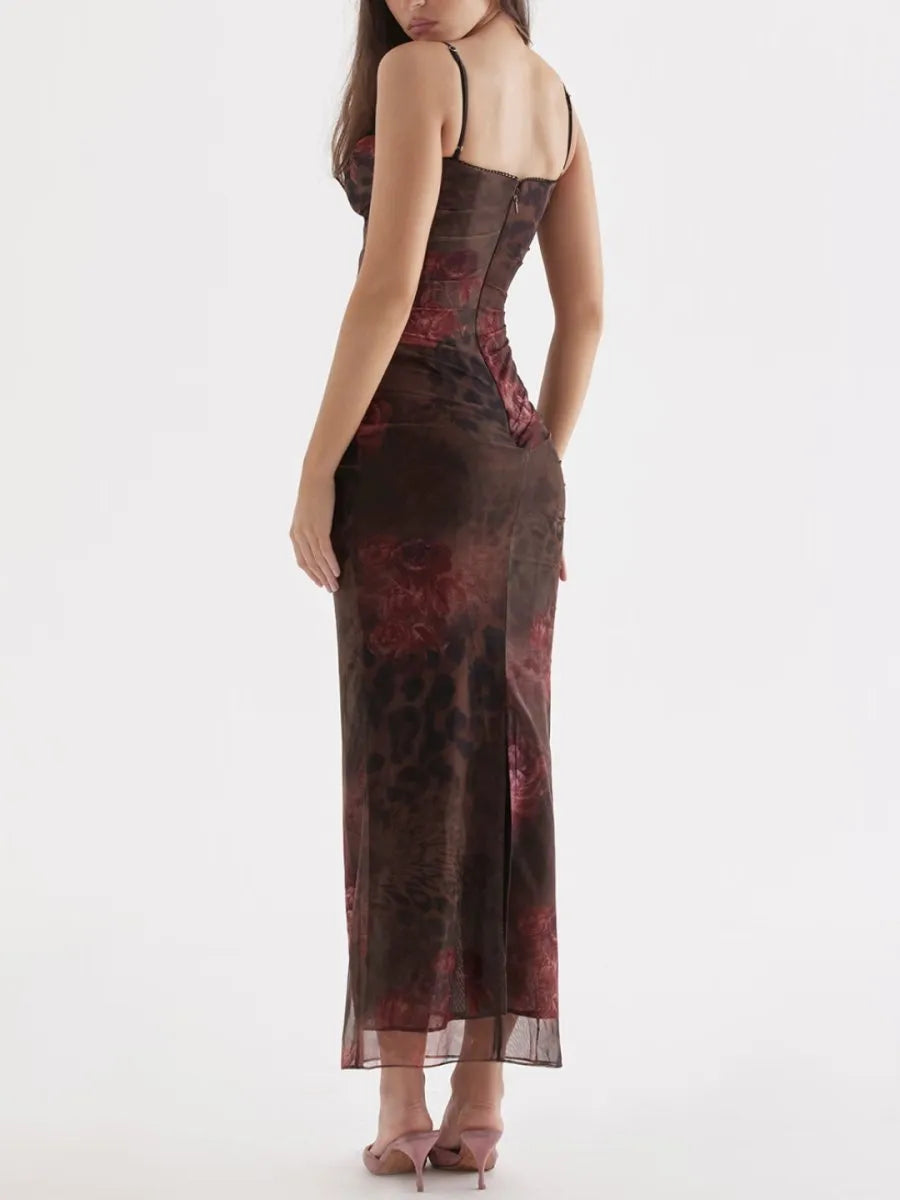 Vestido Longo Slim Fit - Modelo Nhayra