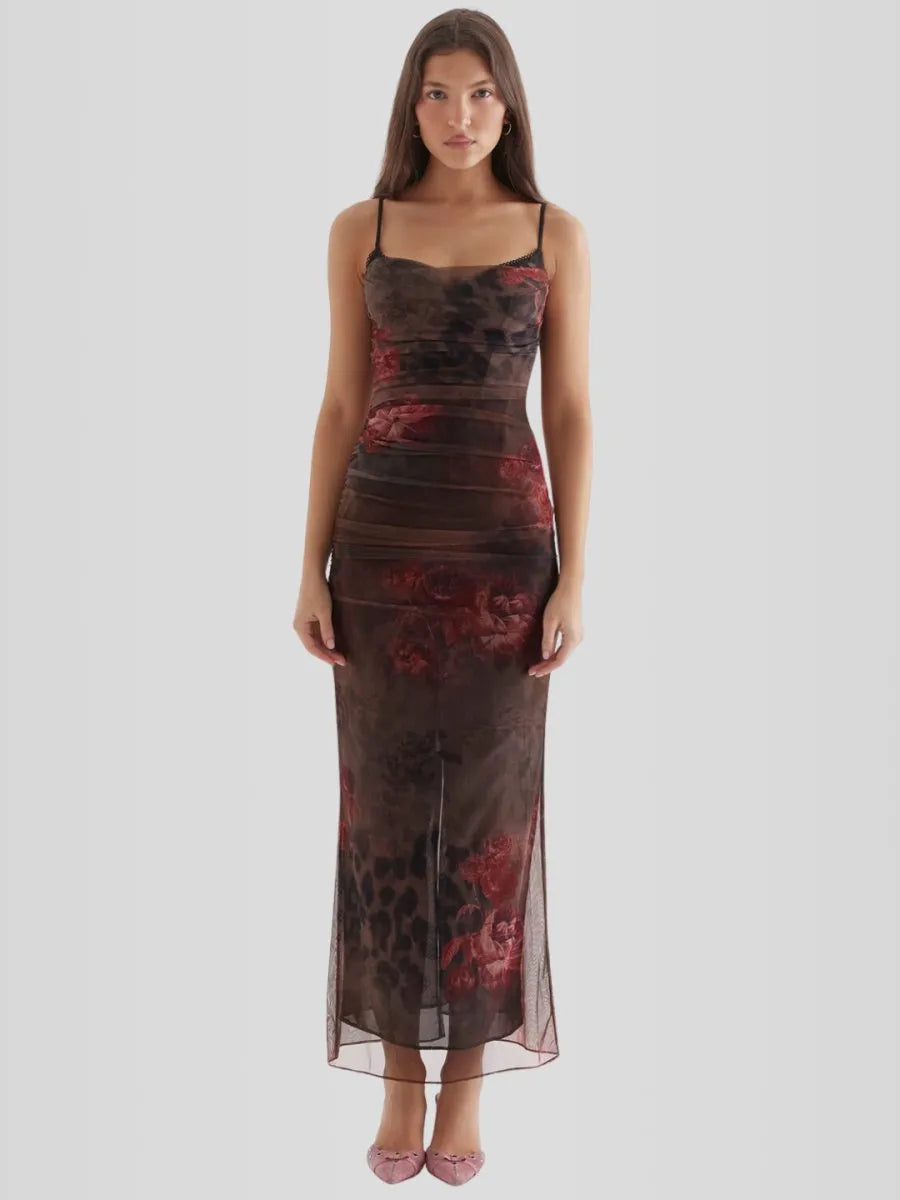 Vestido Longo Slim Fit - Modelo Nhayra