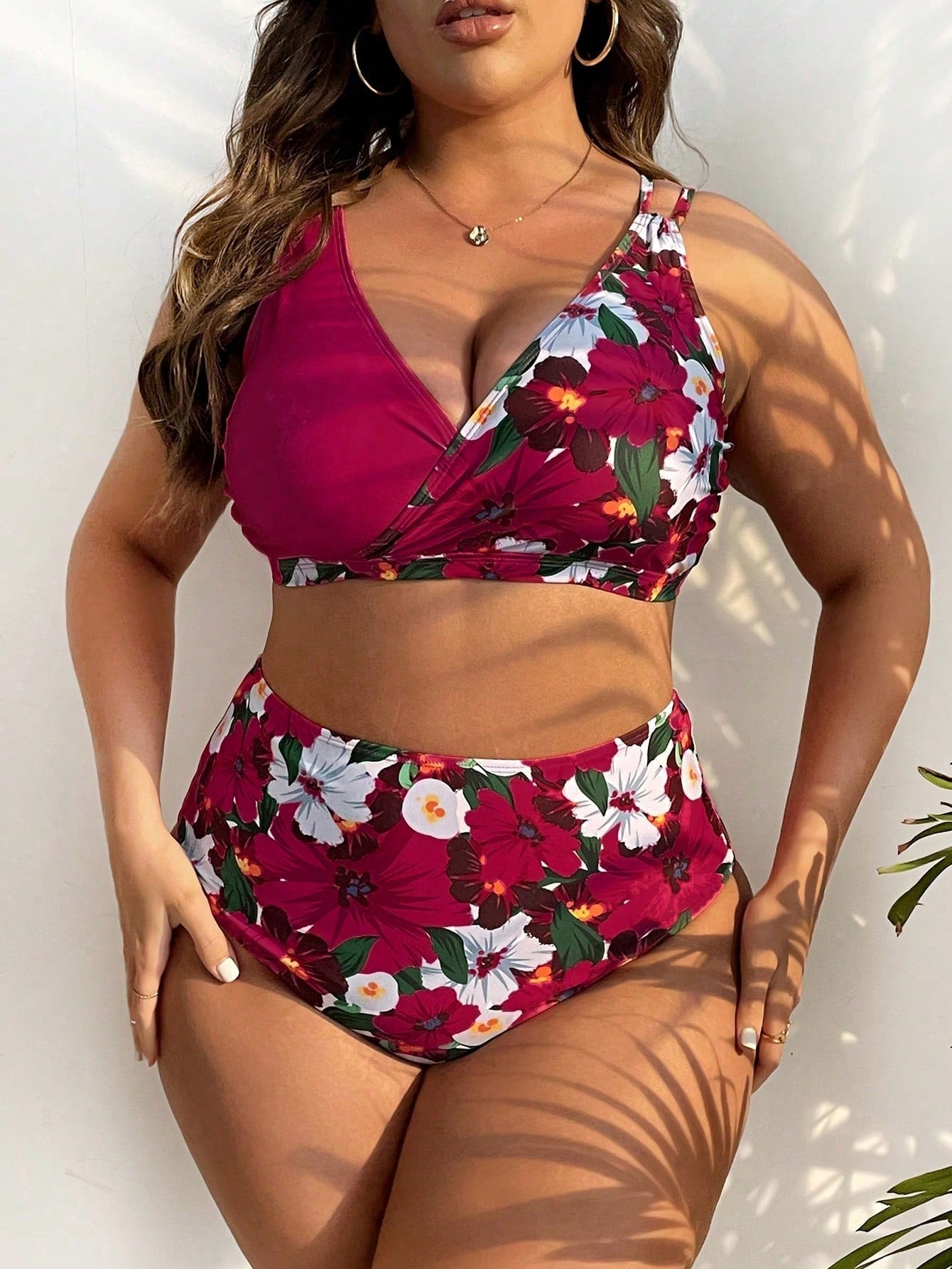 Biquini Feminino cintura alta Leia. Plus Size