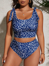 Biquini feminino cintura alta com alças ajustáveis Paris. Plus Size