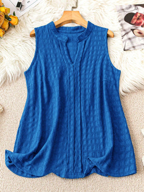 Camisa Regata Feminina Decote em V Regiane. Plus Size