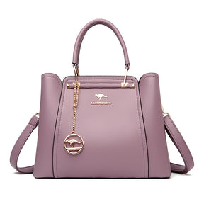 Bolsa Feminina de Couro Legítimo Luxuosa Corelle