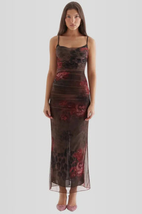 Vestido Longo Slim Fit - Modelo Nhayra