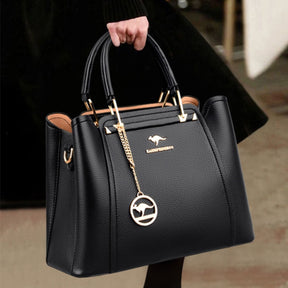 Bolsa Feminina de Couro Legítimo Luxuosa Corelle