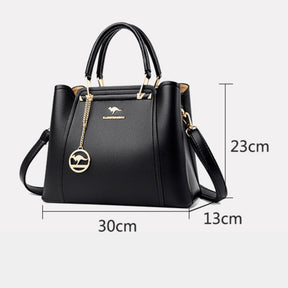 Bolsa Feminina de Couro Legítimo Luxuosa Corelle