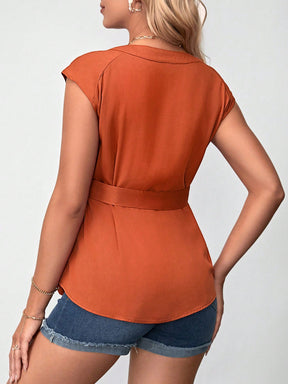 Blusa materna com cinto Antonella