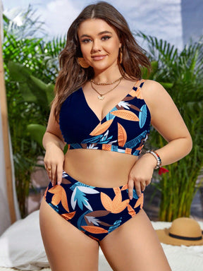 Biquini Feminino cintura alta Leia. Plus Size
