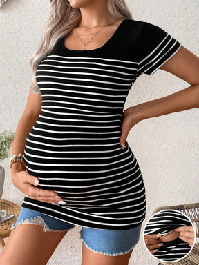 Blusa materna listrada Beatriz