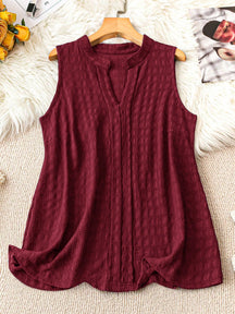 Camisa Regata Feminina Decote em V Regiane. Plus Size