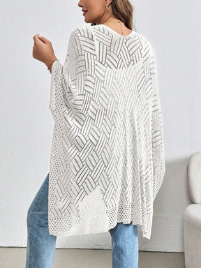 Suéter de Lã Feminino com Detalhe Vazado - Melissa.Plus Size