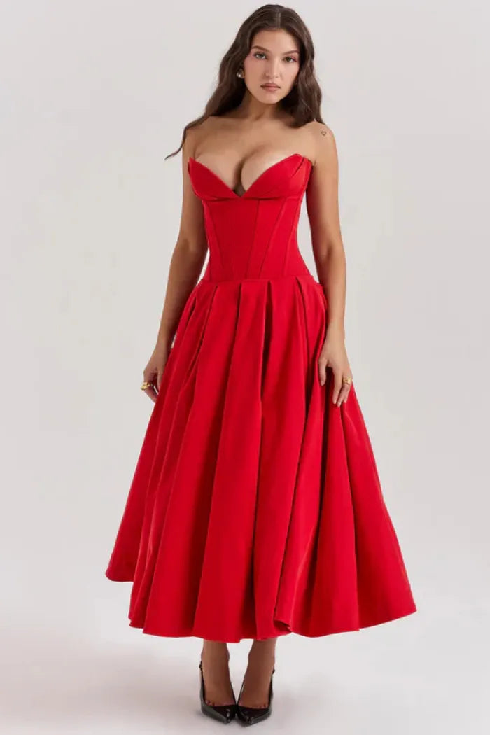 Vestido Espartilho Modelo Evelyn